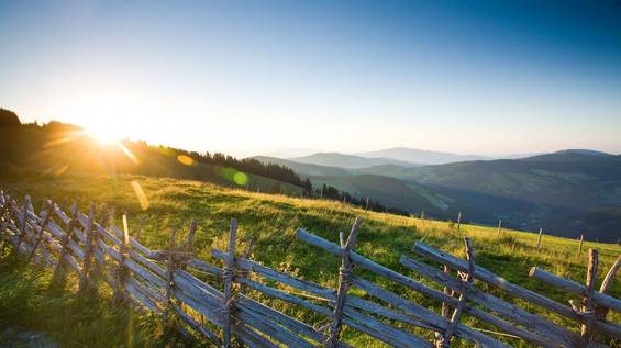 Sonnenaufgang auf der Teichalm